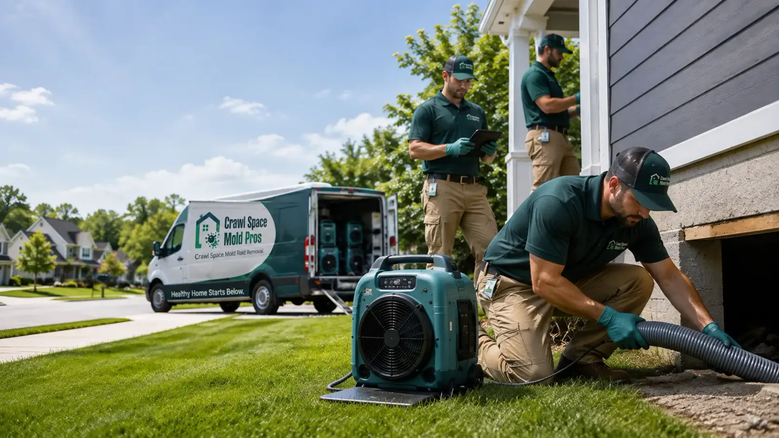 Crawl Space Mold Removal in North Hampton, NH